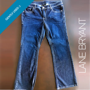 **GENTLY USED**  Lane Bryant Sz 20 Bootcut Jeans